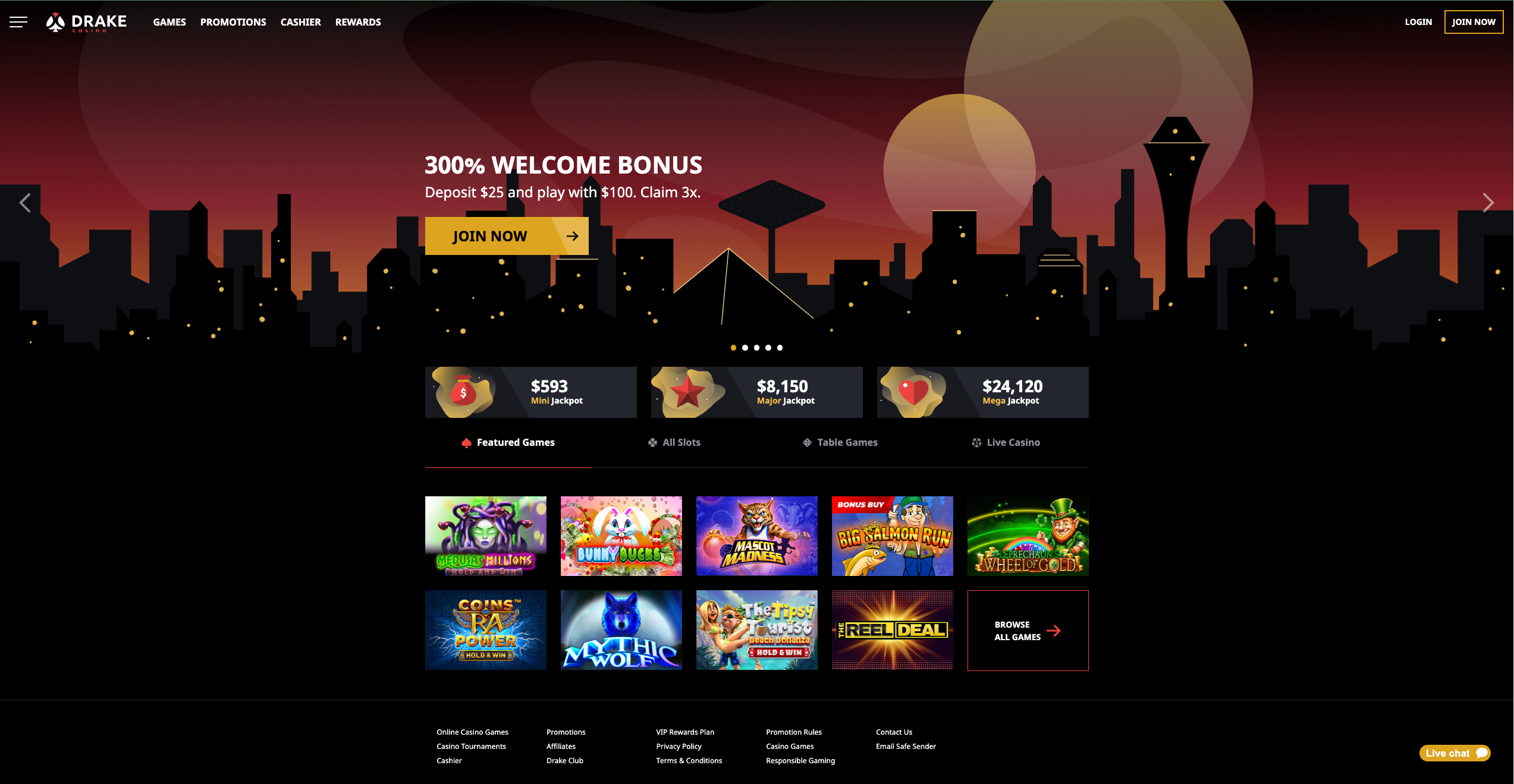 Visit Drake Casino